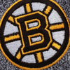 Boston Bruins Antigua Rumble Lace-Up Crew Sweatshirt - Black