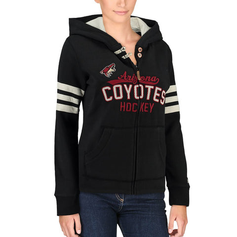 Arizona Coyotes CCM Women's Full Zip Hoodie - Black
