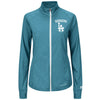 Los Angeles Dodgers Majestic Women's Count the Wins Therma Base Full-Zip Jacket - Royal