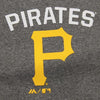 Pittsburgh Pirates Majestic Women's Count the Wins Therma Base Full-Zip Jacket - Charcoal