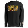 Boston Bruins Monument Crew Sweatshirt - Black