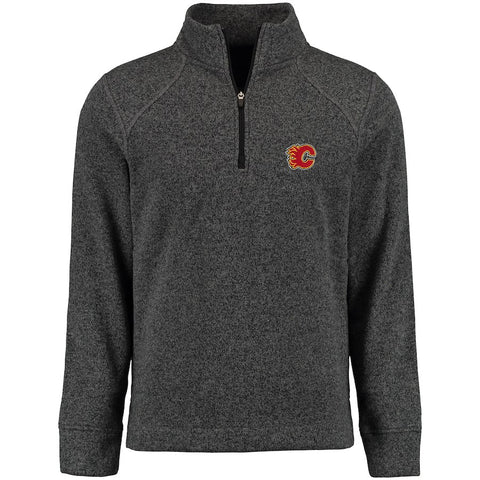 Calgary Flames Box Alta Quarter-Zip Jacket - Gray