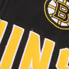 Boston Bruins Reebok Face-Off Full Zip Hoodie - Black/Gold