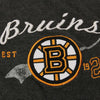 Boston Bruins Old Time Hockey Women's Celano Crew Neck Sweatshirt - Black