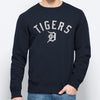 Detroit Tigers '47 Cross Check Screened Sweater - Navy