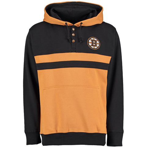 Boston Bruins Old Time Hockey Old Bayard Heavyweight Hoodie - Black/Gold