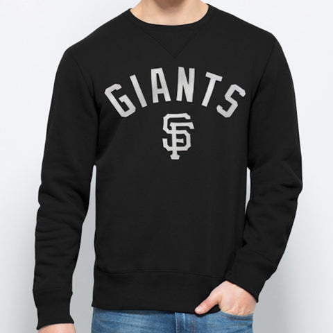 San Francisco Giants '47 Cross Check Screened Sweater - Black