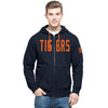 Detroit Tigers '47 Cross Check Full-Zip Hoodie - Navy