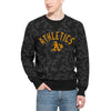 Oakland Athletics '47 Brand Stealth Camo Crew Sweatshirt - Black