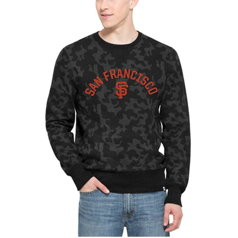 San Francisco Giants '47 Brand Stealth Camo Crew Sweatshirt - Black