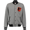 Baltimore Orioles G-III Sports by Carl Banks Classic Fleece Jacket - Heathered Gray