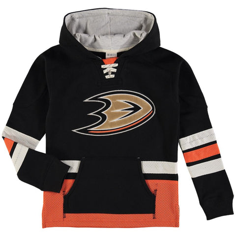 Anaheim Ducks Reebok Youth Retro Skate Hoodie - Black