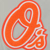 Baltimore Orioles Stitches Wordmark Brushed Track Jacket - Gray