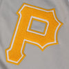 Pittsburgh Pirates Stitches Wordmark Brushed Track Jacket - Gray