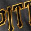 Pittsburgh Pirates Stitches Heather Fleece Colorblock Full-Zip Hoodie - Charcoal