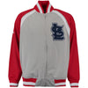 St. Louis Cardinals Stitches Wordmark Brushed Track Jacket - Gray
