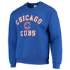 Chicago Cubs Stitches Fleece Crew Neck Sweatshirt - Royal