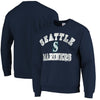 Seattle Mariners Stitches Fleece Crew Neck Sweatshirt - Navy