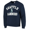 Seattle Mariners Stitches Fleece Crew Neck Sweatshirt - Navy