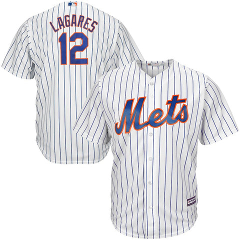 Juan Lagares New York Mets Majestic Youth Cool Base Player Jersey - White