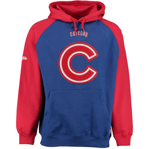 Chicago Cubs Stitches Fleece Raglan Hoodie - Royal