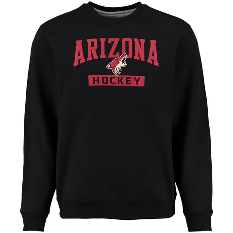 Arizona Coyotes Rinkside City Pride Crew Neck Fleece Sweatshirt - Black