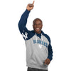 New York Yankees Hands High Pullover Hoodie - Gray