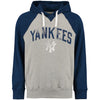 New York Yankees Hands High Pullover Hoodie - Gray