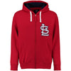 St. Louis Cardinals Hands High Full Zip Hoodie - Red