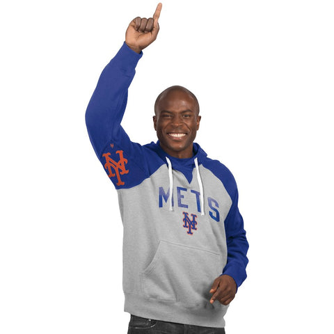 New York Mets Hands High Pullover Hoodie - Gray