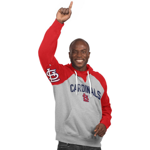 St. Louis Cardinals Hands High Pullover Hoodie - Gray