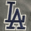 Los Angeles Dodgers '47 Cross Check Quarter-Zip Pullover Sweatshirt - Gray