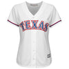 Cole Hamels Texas Rangers Majestic Women's Official Cool Base Player Jersey - White