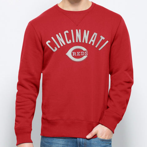 Cincinnati Reds '47 Cross Check Screened Sweater - Red