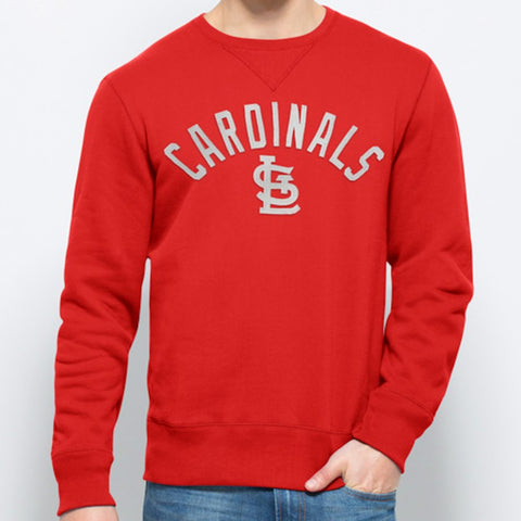 St. Louis Cardinals '47 Cross Check Screened Sweater - Red