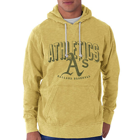 Oakland Athletics '47 Slugger II Pullover Hoodie - Yellow