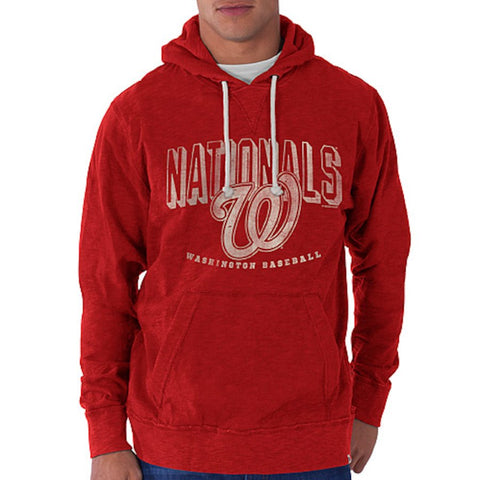 Washington Nationals '47 Slugger II Pullover Hoodie - Red