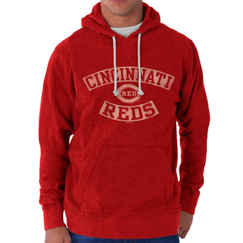 Cincinnati Reds '47 Slugger Pullover Hoodie - Red