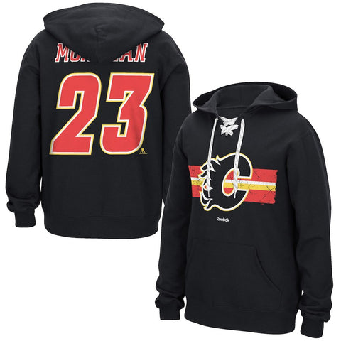Sean Monahan Calgary Flames Reebok Honor Code Name & Number Hoodie - Black