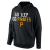 Pittsburgh Pirates Go Deep Playoff Hunt Pullover Hoodie - Black