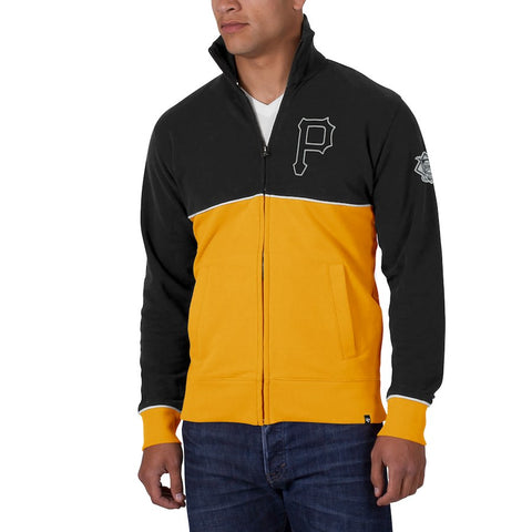 Pittsburgh Pirates '47 Till Dawn Full-Zip Track Jacket - Black/Yellow