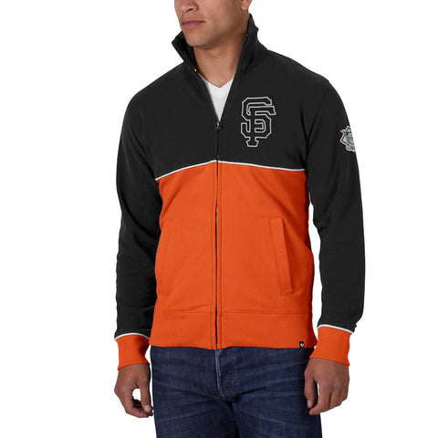 San Francisco Giants '47 Till Dawn Full-Zip Track Jacket - Black/Orange