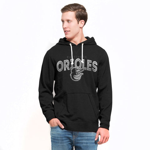Baltimore Orioles '47 Shoreline Slugger Pullover Hoodie - Black