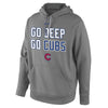 Chicago Cubs Go Deep Playoff Hunt Pullover Hoodie - Gray