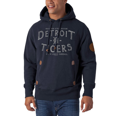 Detroit Tigers '47 Break Trail Pullover Hoodie - Navy