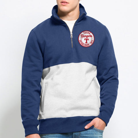 Texas Rangers '47 Coastal Quarter-Zip Pullover Sweatshirt - Royal