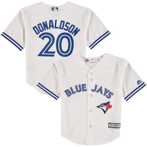 Josh Donaldson Toronto Blue Jays Preschool Official Cool Base Player Jersey - White