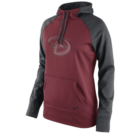 Arizona Diamondbacks Women's All Time Performance Pullover Hoodie - Red