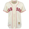Johnny Pesky 1946 Boston Red Sox Mitchell & Ness Authentic Throwback Jersey - Cream