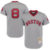 Carl Yastrzemski 1975 Boston Red Sox Mitchell & Ness Authentic Throwback Jersey - Gray